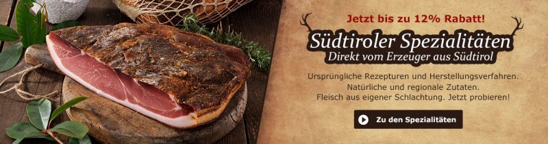 Südtiroler Spezialitäten