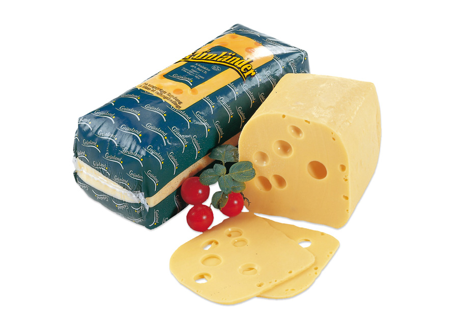 Grünländer Emmentaler leicht, Käse
